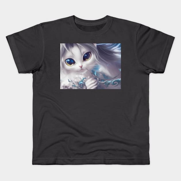 Kitty for adoption Kids T-Shirt by LazarusX DESIGN’S